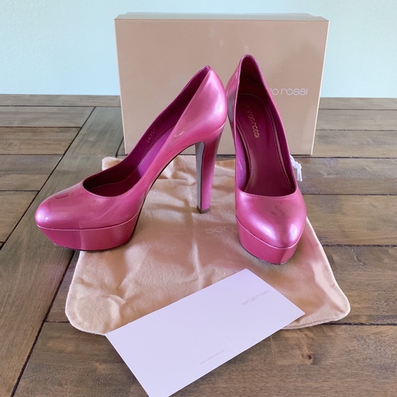 🌷 Sergio Rossi Scarpe Donna Pump 🌷 Worn 1x!! 🌷 - Picture 3 of 7